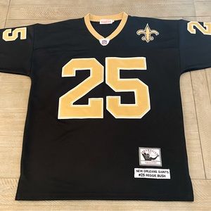 Reggie Bush New Orleans Saints Mitchell & Ness NFL Throwbacks Jersey Size 50